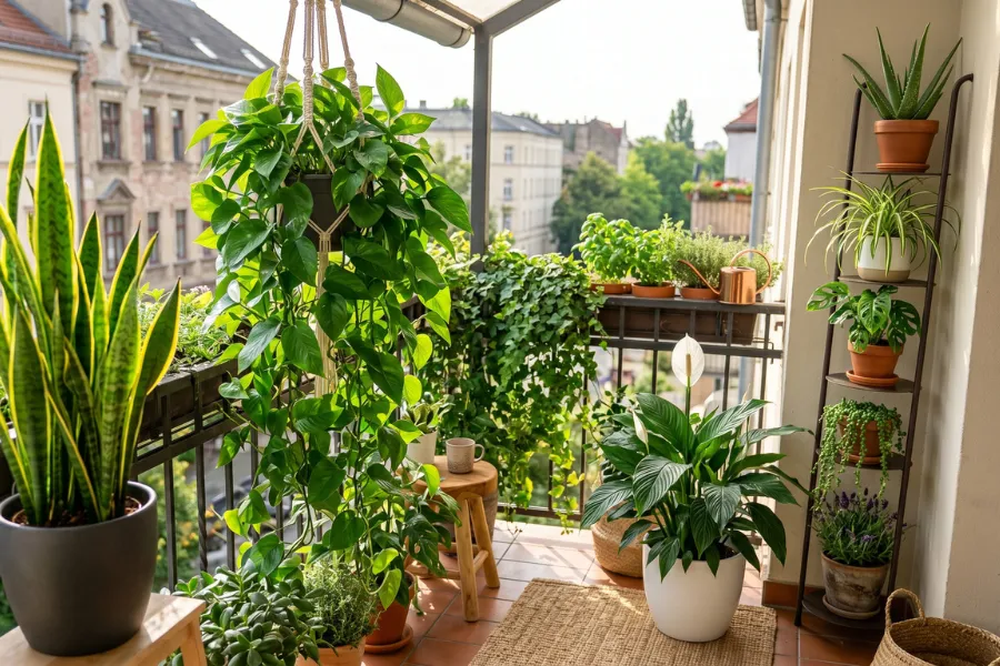 Cozy Balcony Plant Ideas