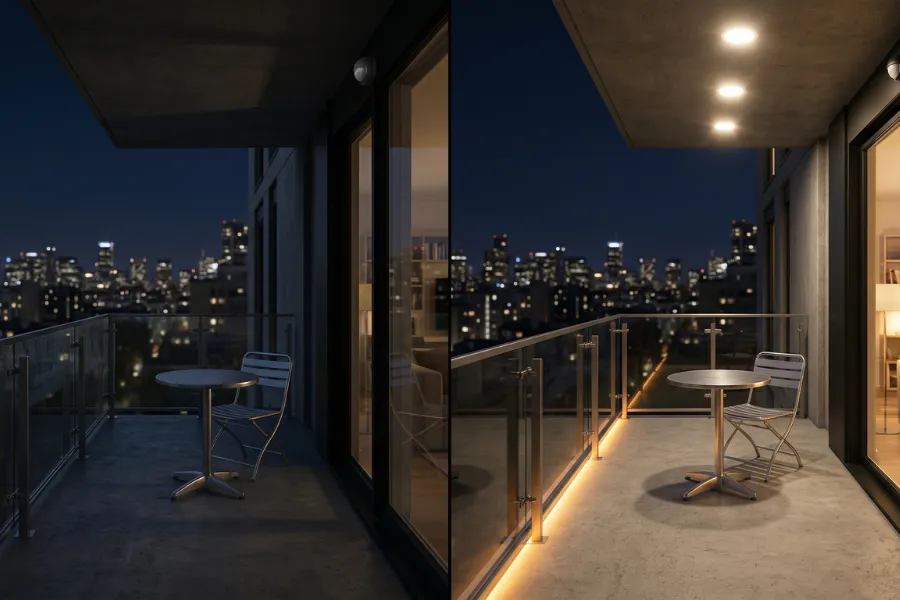 Motion sensor safety light