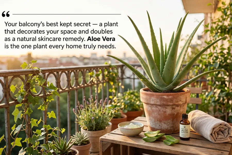 Aloe Vera Balcony Plant Ideas