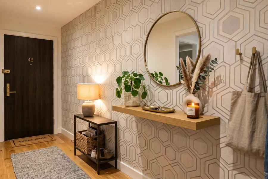 Budget Entryway Wallpaper