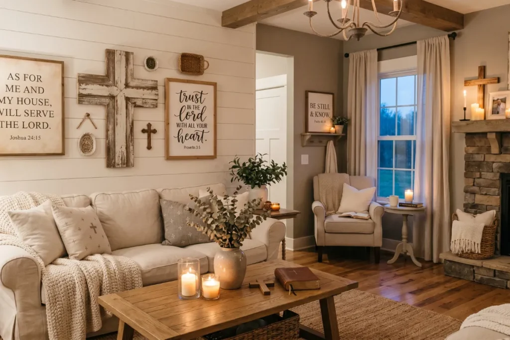 Modern Christian home decor inspiration