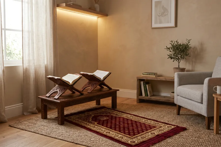 wooden Quran stand 