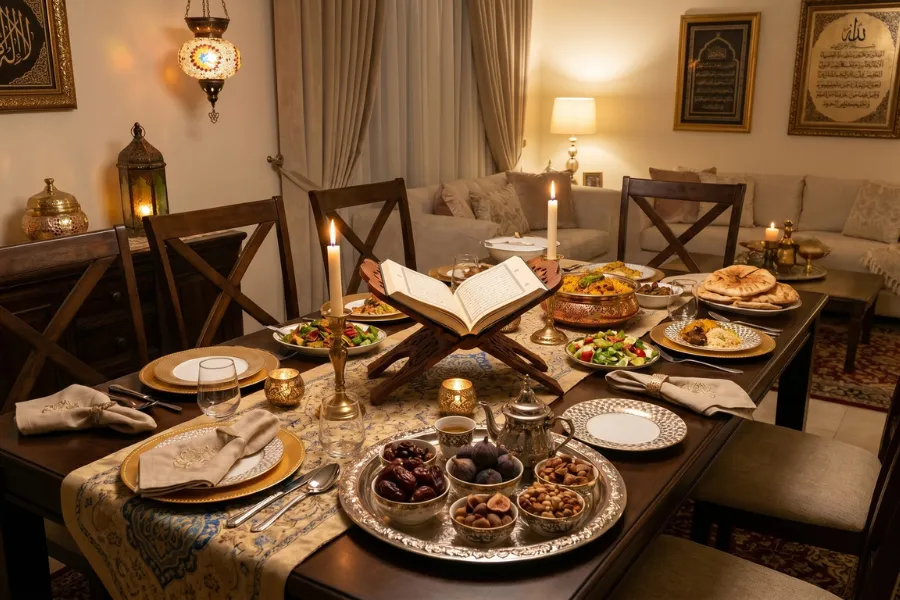 Muslim Table decor