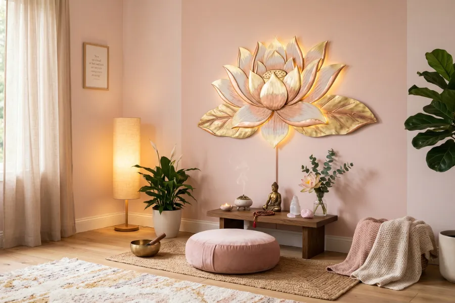 Lotus Flower Spiritual Decor Ideas