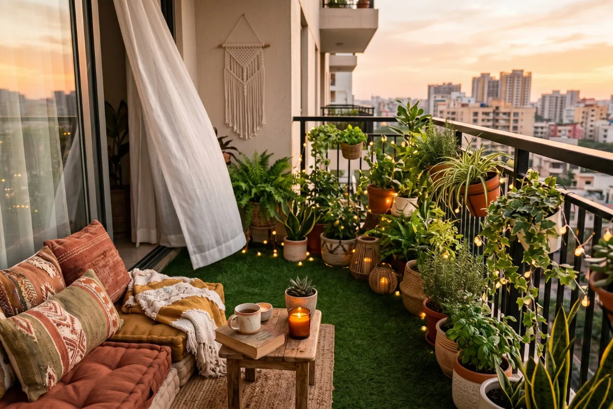 Small balcony decor ideas that make tiny spaces beautiful with plants and cozy seating