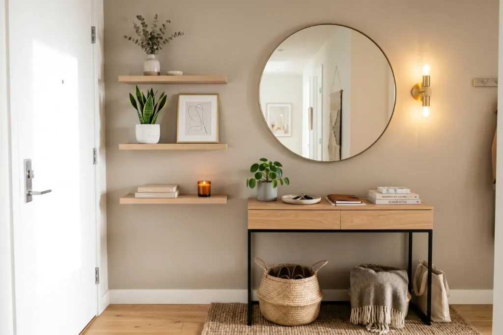 Modern small entryway decor ideas