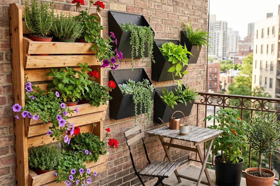 Vertical Balcony Plant Ideas