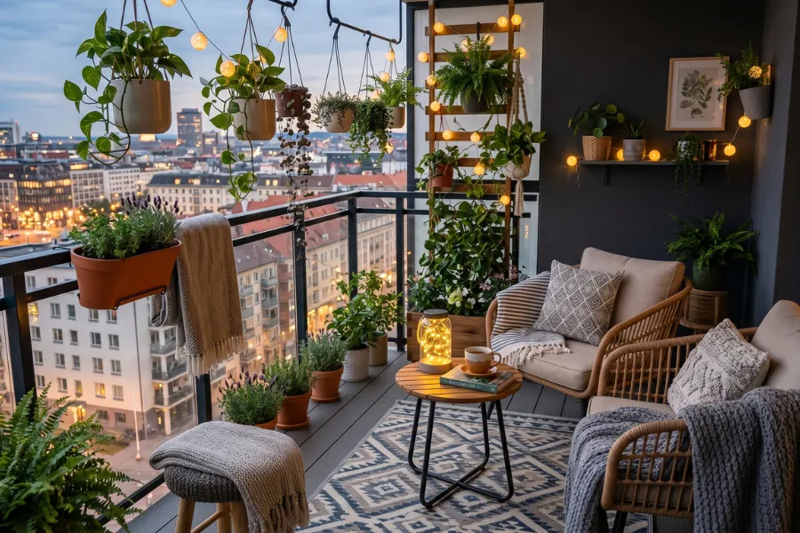 apartment balcony decor