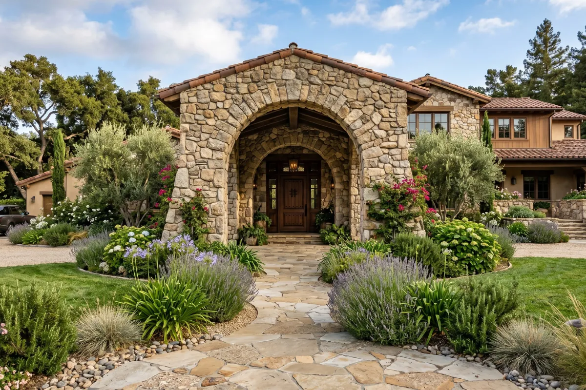 Arch rock entrance