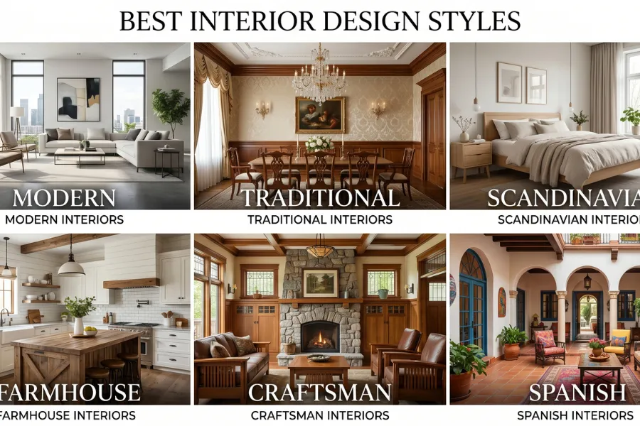 Best interior style examples