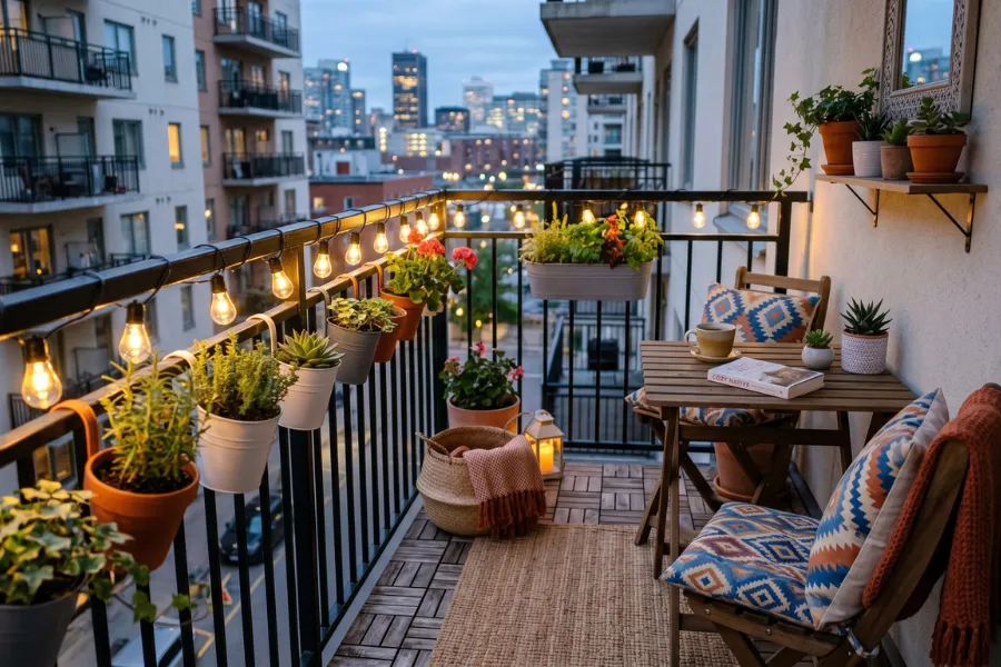 budget balcony decor