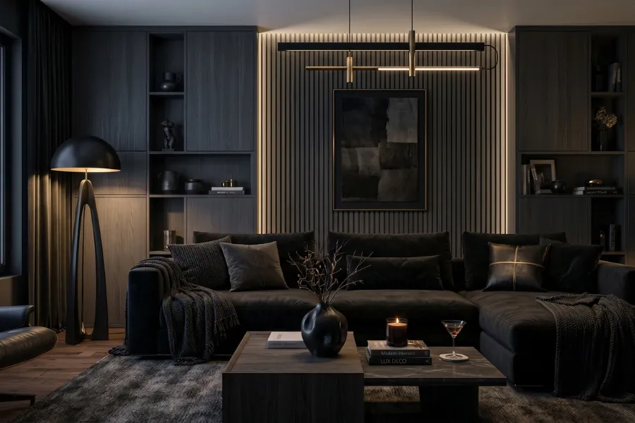 Charcoal Black Sofa