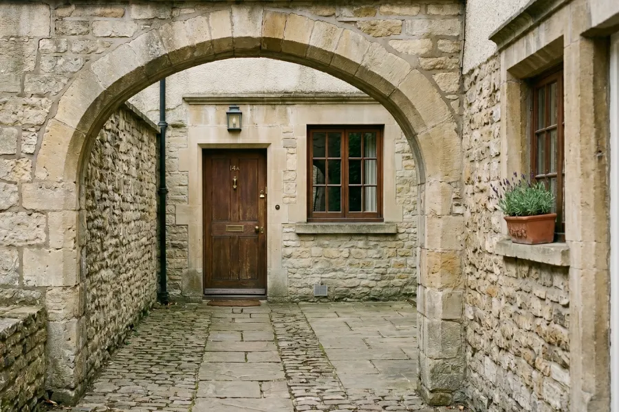 Compact arch entry
