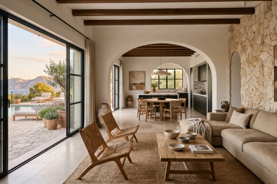 Contemporary Mediterranean home