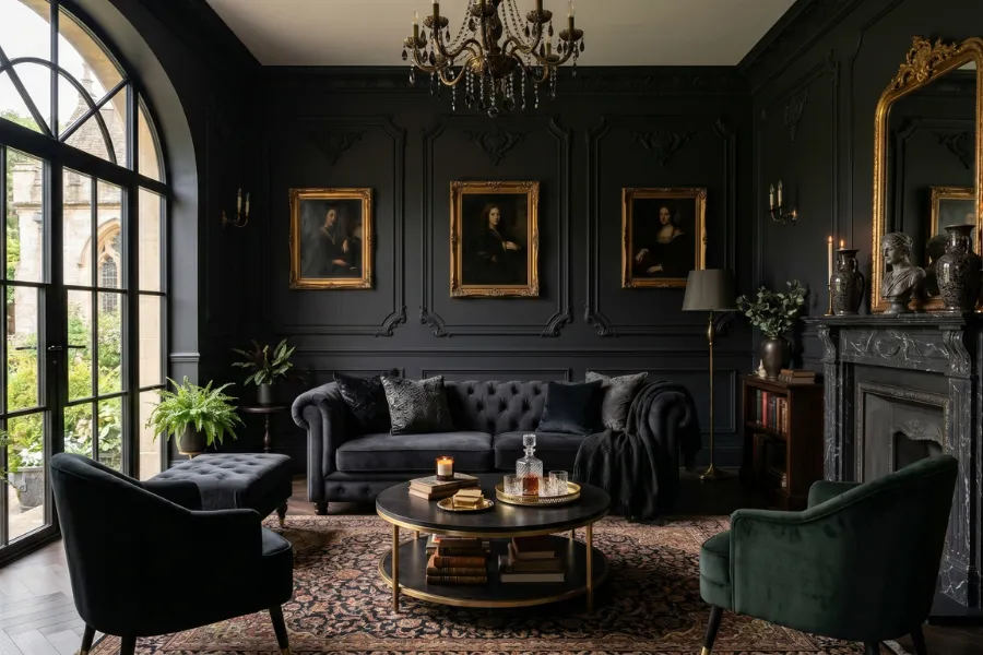 Dark Gothic walls