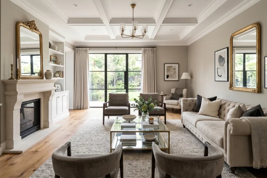 Mixed interior design styles