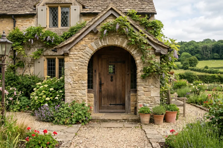 Farmhouse stone arch