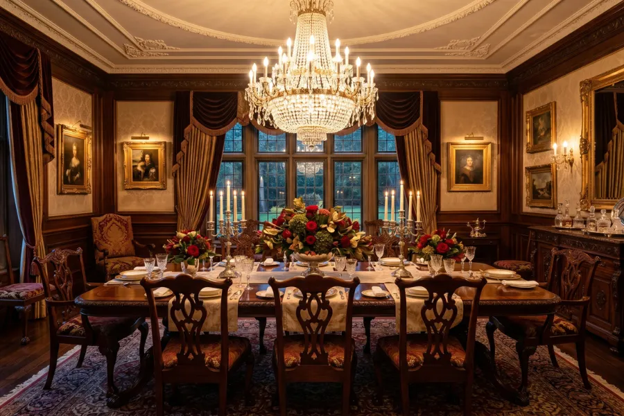 Formal traditional dining room