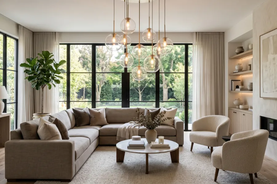 Glass globe lighting fixtures