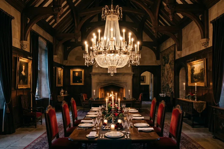 Gothic chandelier lighting