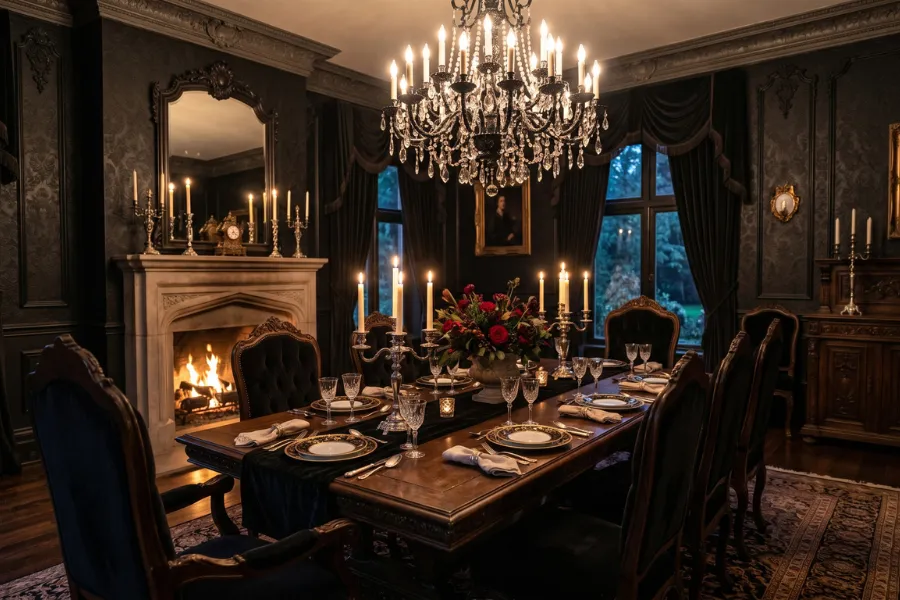 Gothic dining room