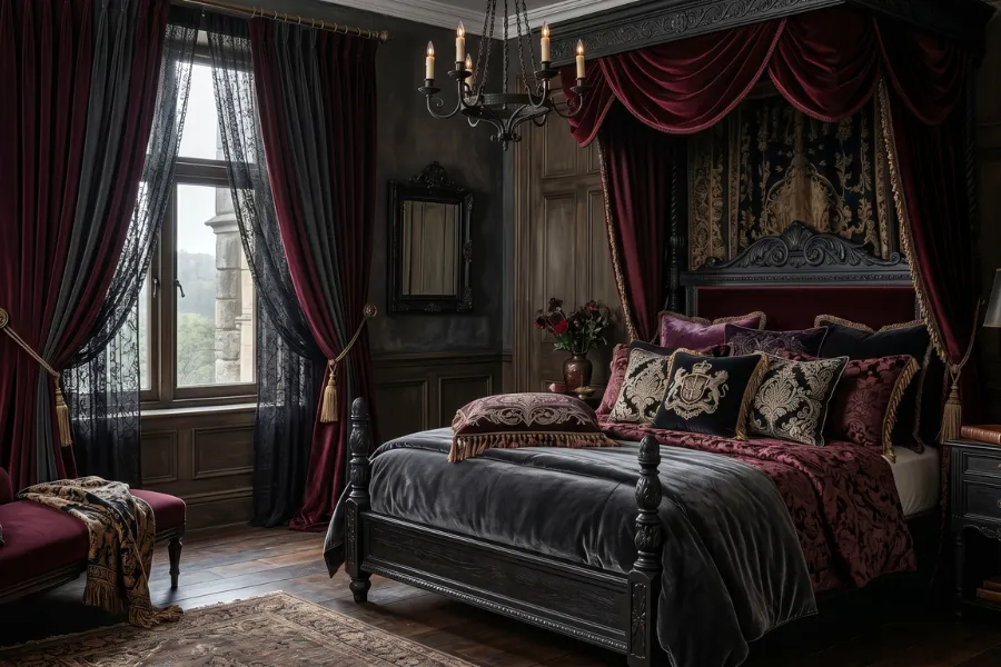 Gothic textile layers