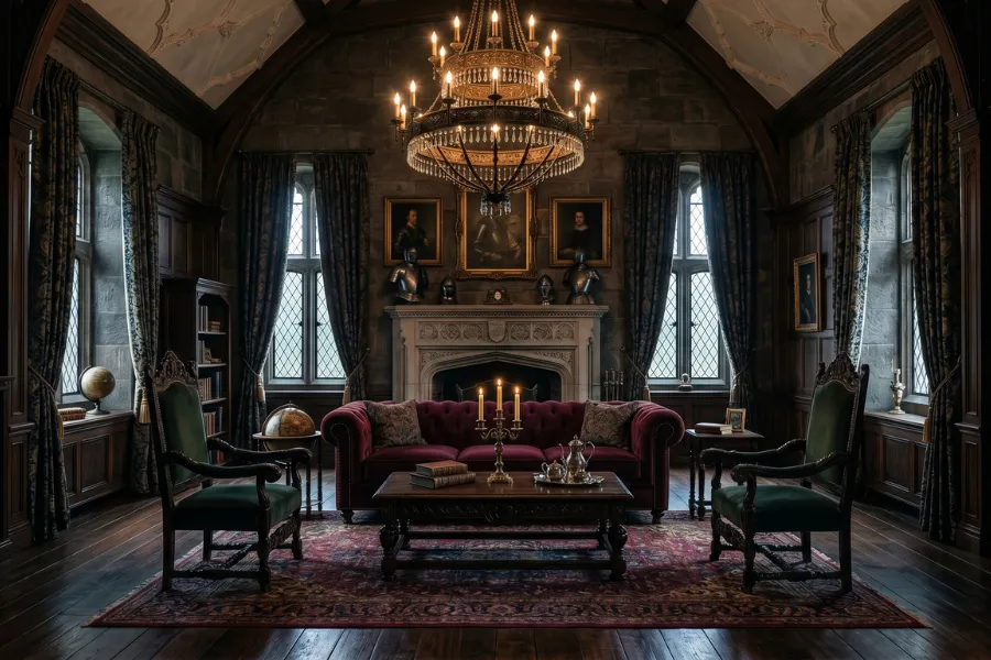 Gothic luxury room design