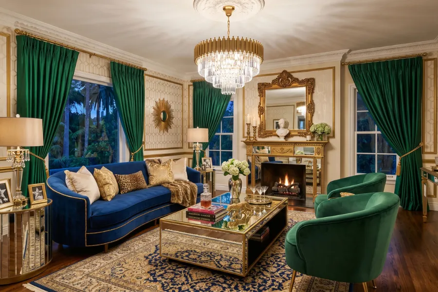 Hollywood Regency Interior