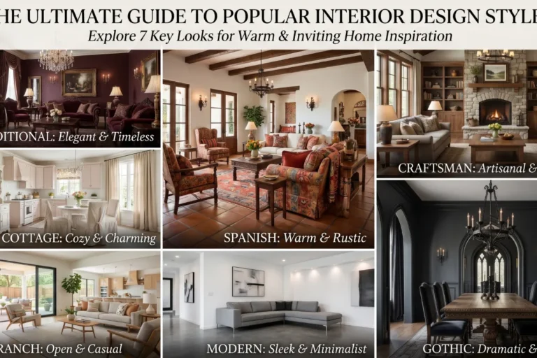 Popular interior design styles