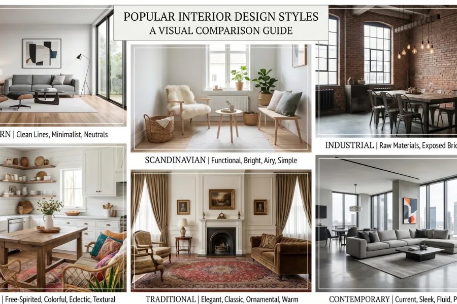 Different home design styles