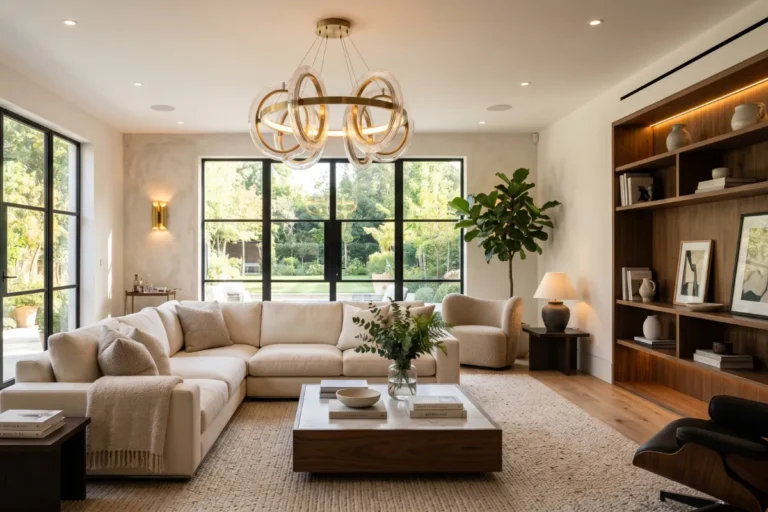 Modern living room lighting ideas