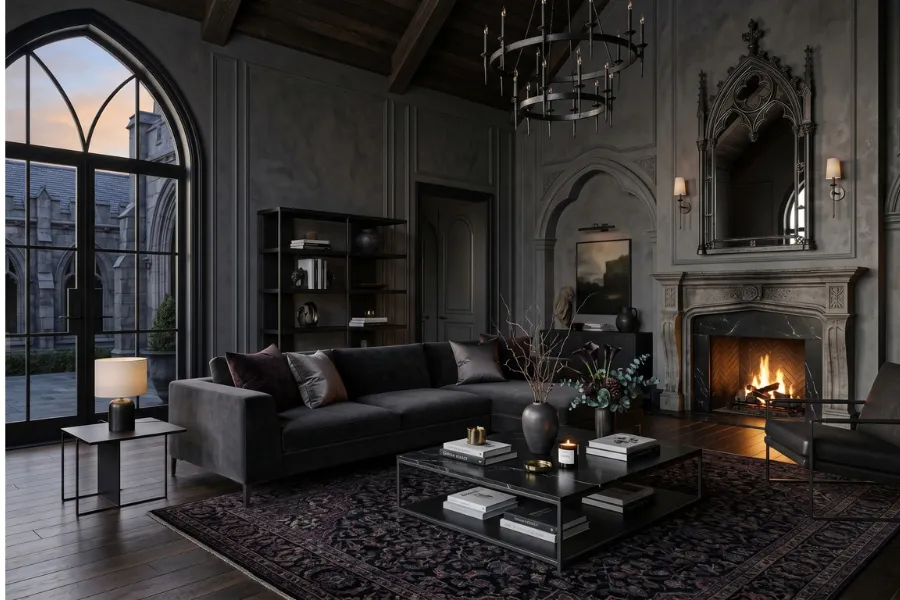Modern Gothic interior