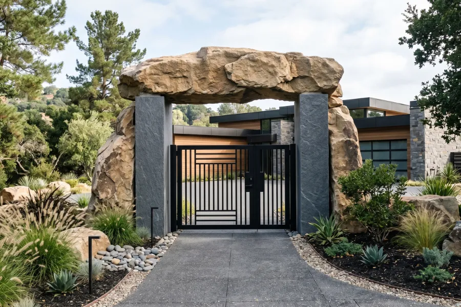 Modern stone arch