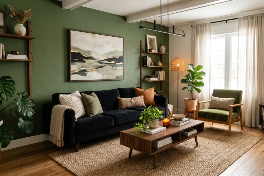 Moss Green Sofa