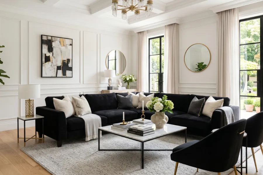 Pearl White Sofa