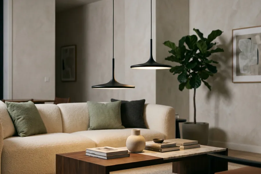 pendant light living room idea