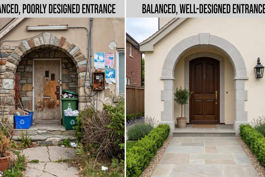Bad entrance design
