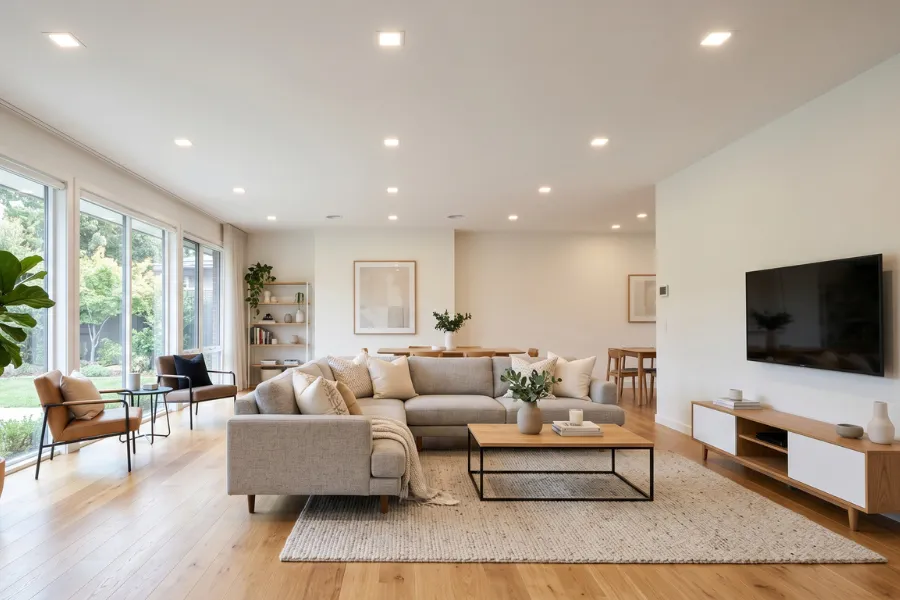 Recessed ceiling lighting design