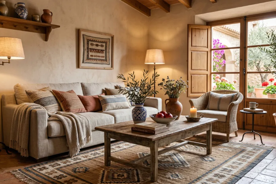 Cozy Spanish seating