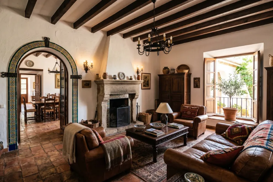 Spanish inspired home decor