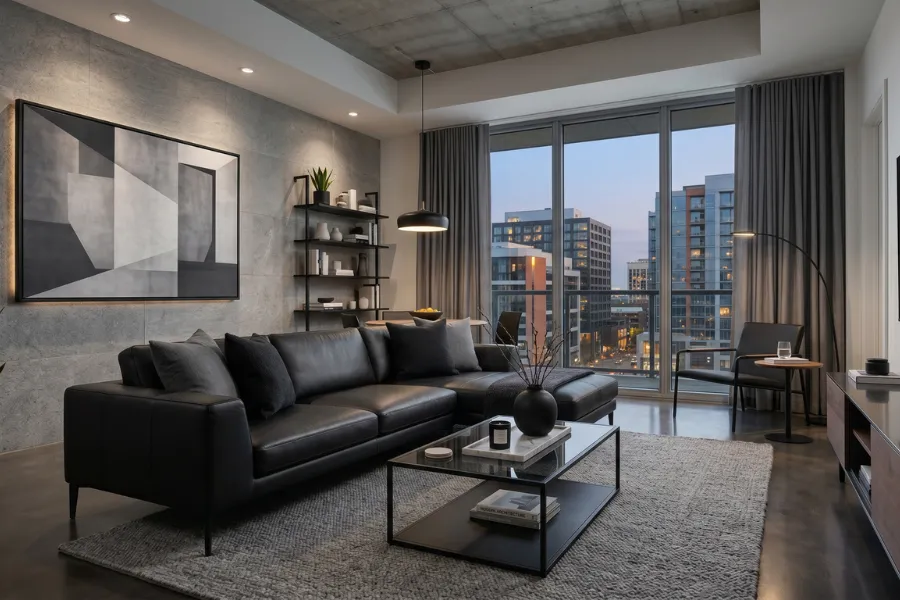 Stone Gray Sofa