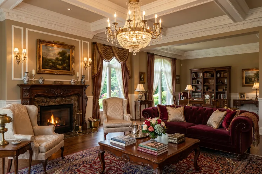 Traditional elegant home decor