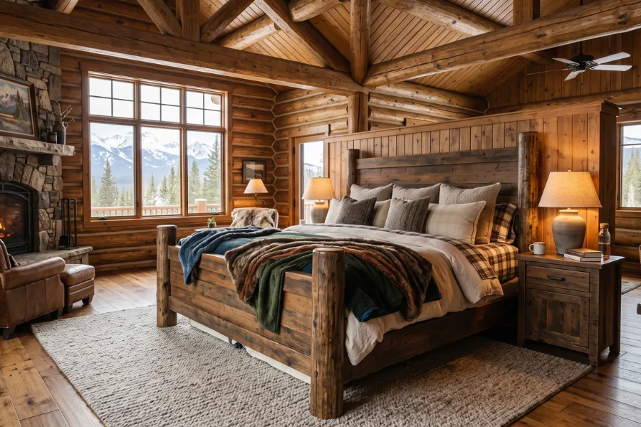 Alaskan king bed setup