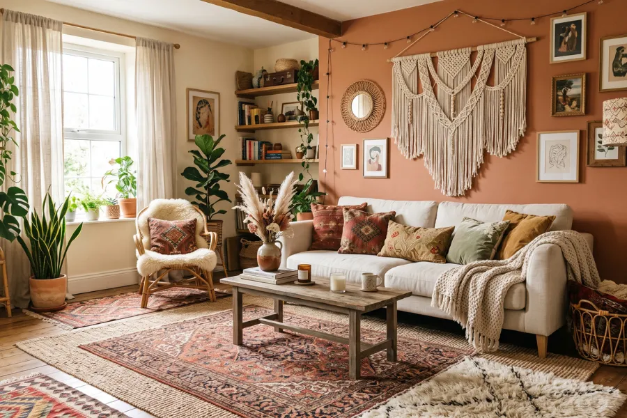 Bohemian living room