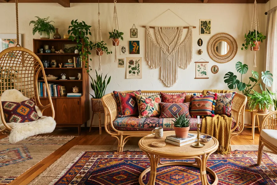 Bohemian living room