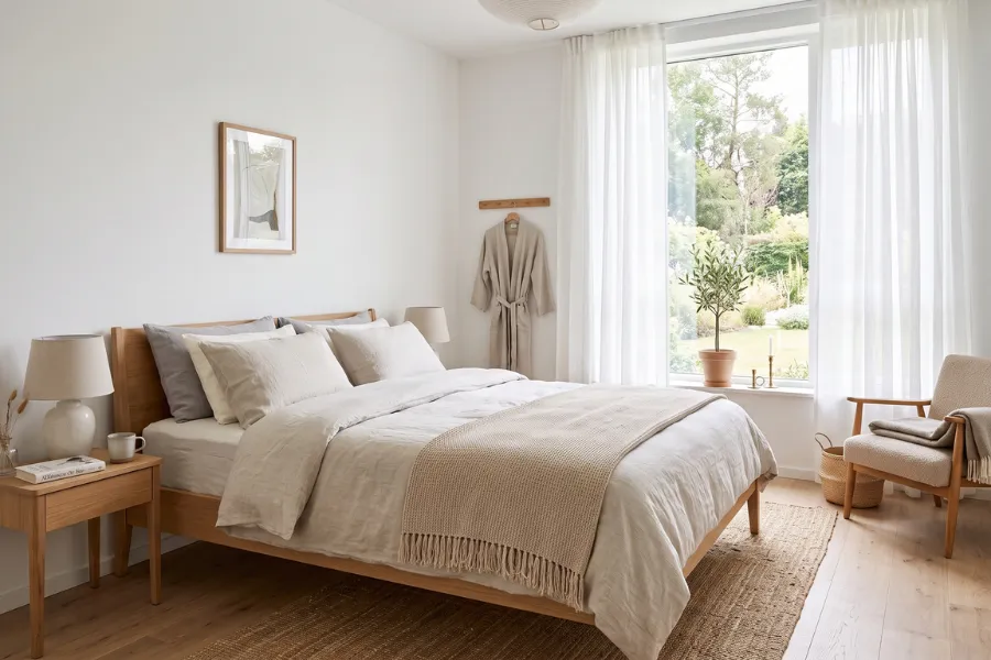 white bedroom style