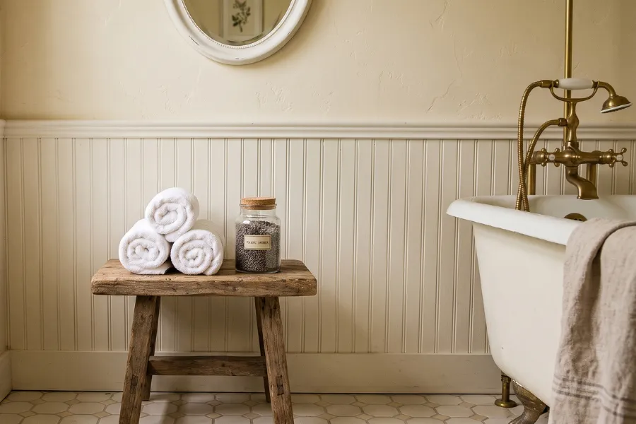 cottage bathroom spa like retreat
