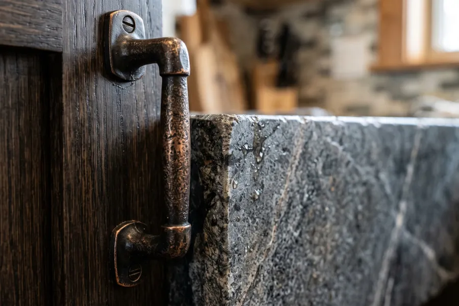 Oil rubbed bronze finish