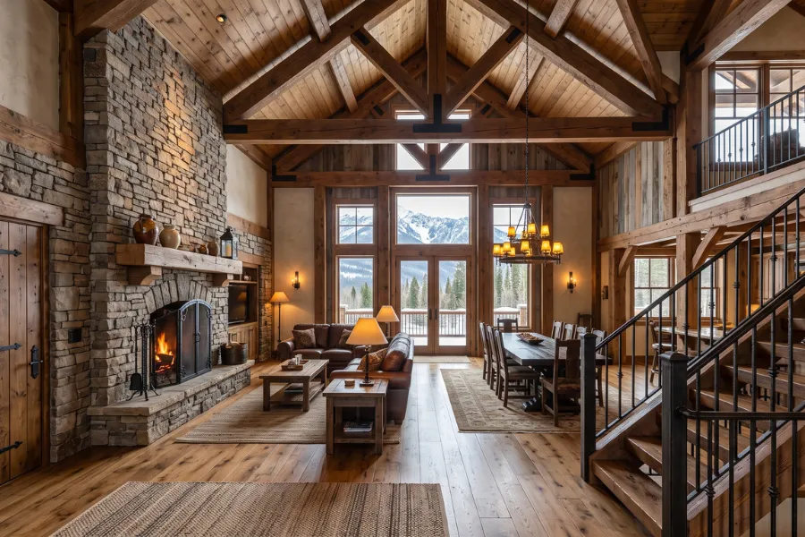 Full Craftsman home interior