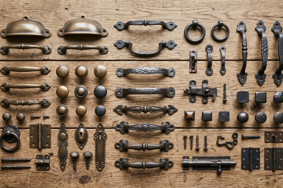 Craftsman cabinet hardware collection